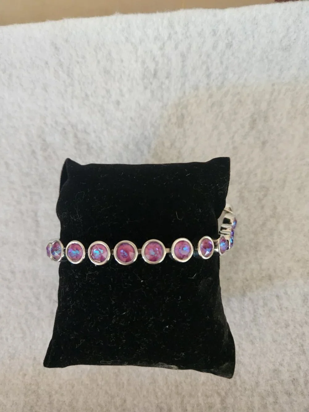 Burgundy Delite Ice Bracelet - Touchstone Crystal